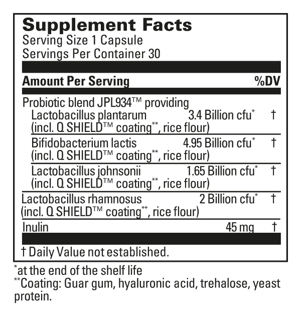 Supplement Label